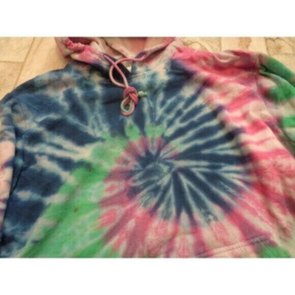 NEW Delta Fleece women's large tie-dye fleece lined sweatshirt - Picture 4 of 4